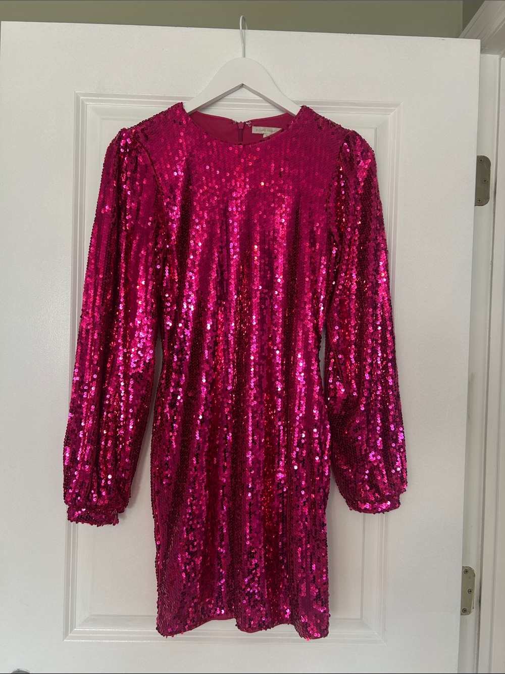 Flying Tomato Hot Pink Sequin Mini Dress